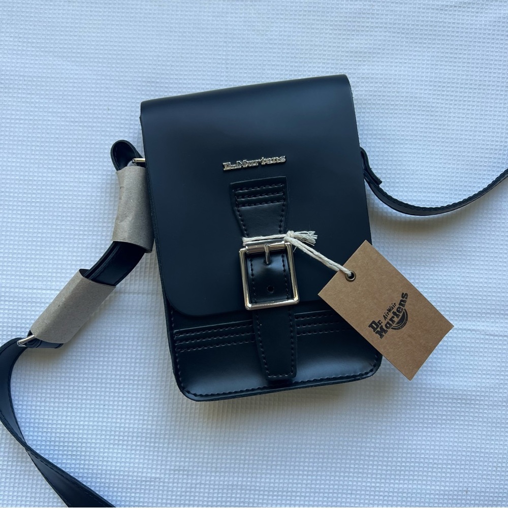 Dr. Martens Leather Vertical Crossbody Bag